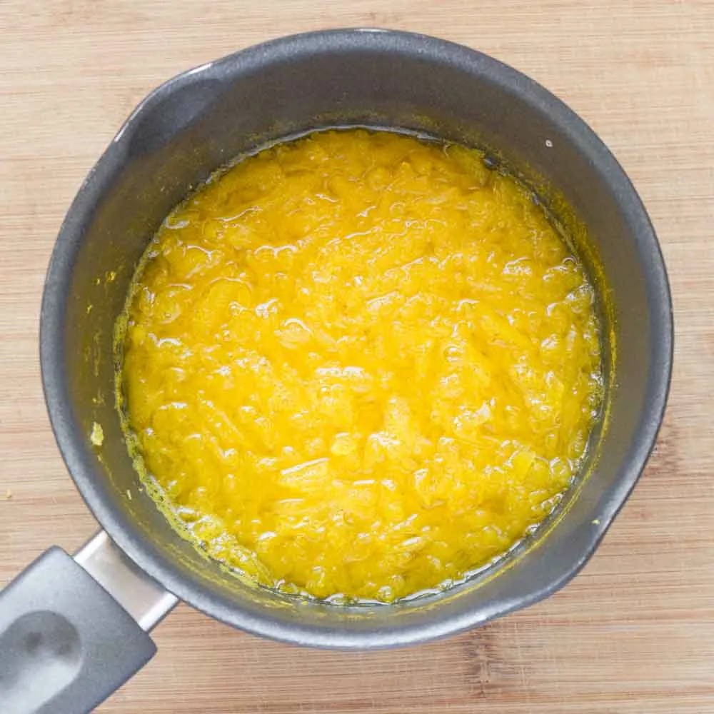 Процеживание тыквы